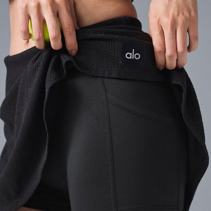 alo Women's Doubles Only Skirt - Black