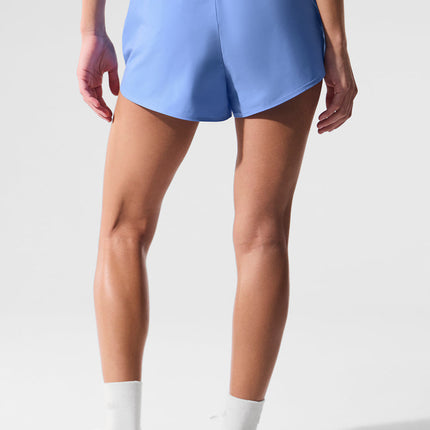 alo Women's Playmaker Dolphin Short - Crystal Clear Blue