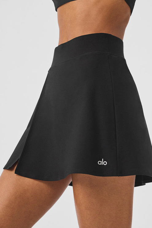 alo Women's Alosoft Backspin Skirt - Black