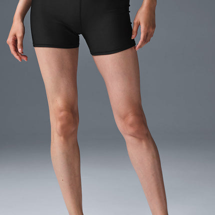 alo Women's Airlift High-Waist Line Up Short - Black