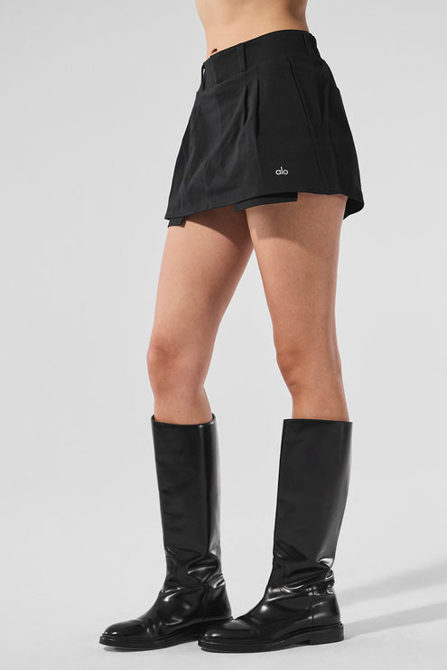 alo Women's Good Days Mini Skirt - Black