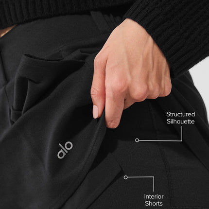 alo Women's Good Days Mini Skirt - Black