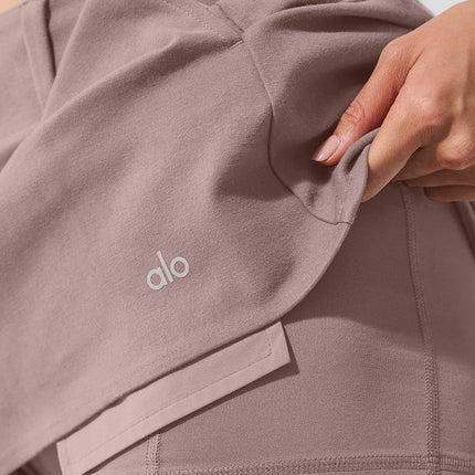 alo Women's Good Days Mini Skirt - Mushroom