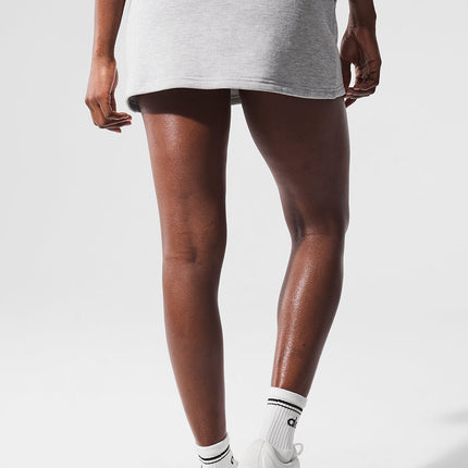 alo Women's Accolade Skirt - Athletic Heather Grey