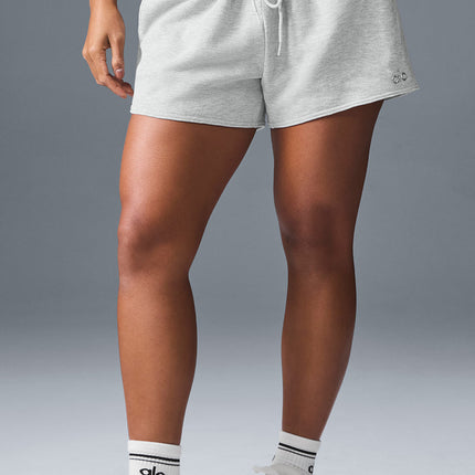 alo Women's Accolade Short - Athletic Heather Grey