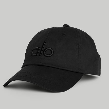alo Men's Off-Duty Cap - Black/Black