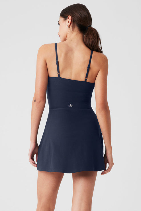 alo Women's Alosoft Courtside Tennis Dress - Navy