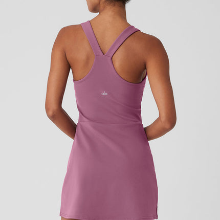 alo Women's Airbrush Real Dress - Soft Mulberry