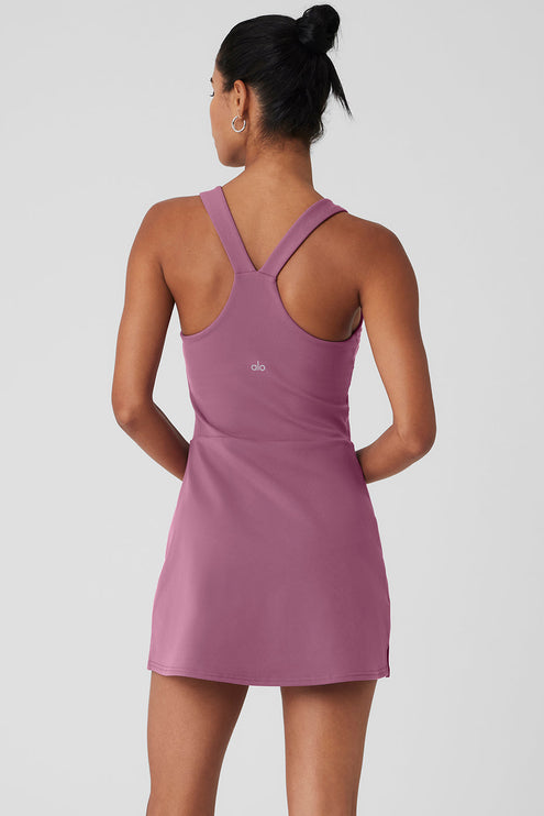 alo Women's Airbrush Real Dress - Soft Mulberry