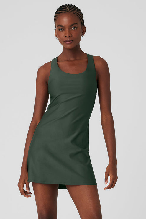 alo Women's Airlift Fly Dress - Dark Cactus
