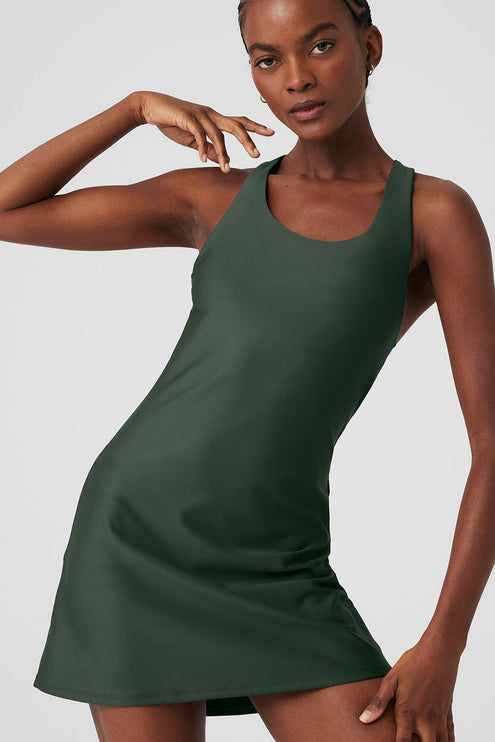 alo Women's Airlift Fly Dress - Dark Cactus