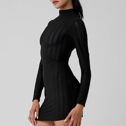 alo Women's Euphoria Long Sleeve Dress - Black