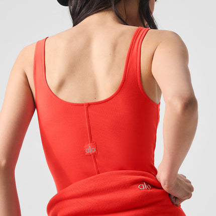 alo Women's Alosoft Head Start Dress - Red Hot Summer