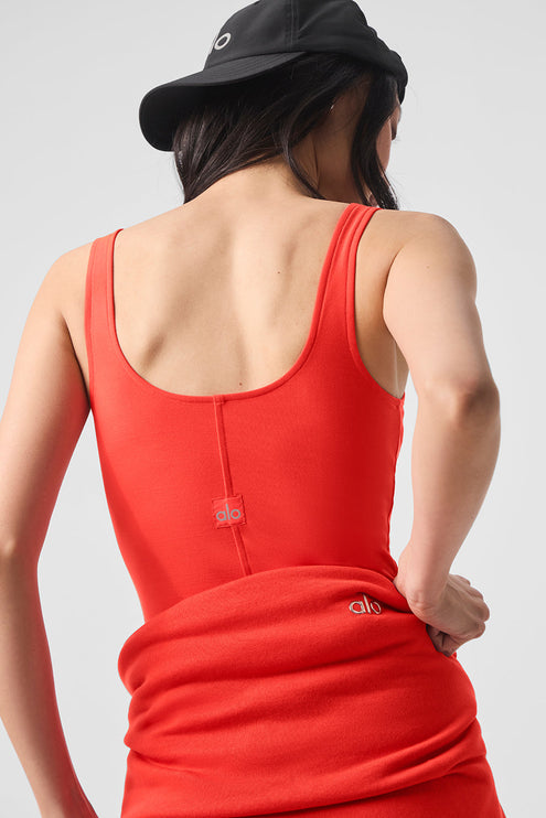 alo Women's Alosoft Head Start Dress - Red Hot Summer