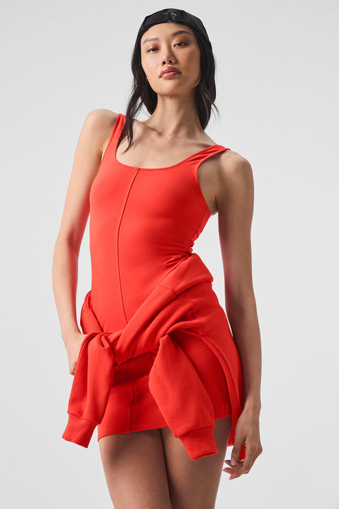 alo Women's Alosoft Head Start Dress - Red Hot Summer