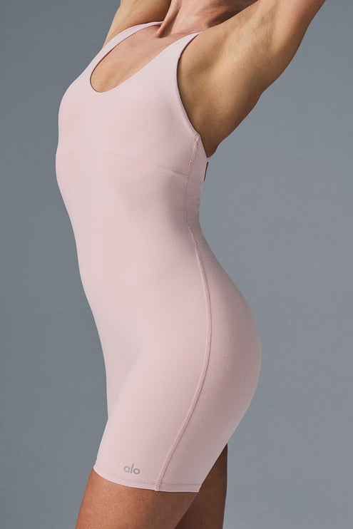alo Women's Alosoft Center Stage Onesie - Ballet Pink