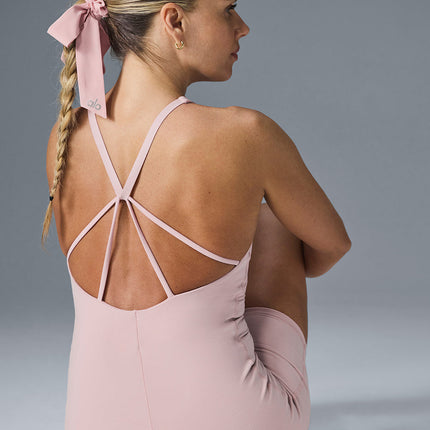 alo Women's Alosoft Center Stage Onesie - Ballet Pink