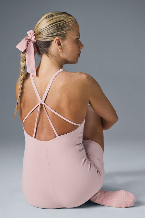 alo Women's Alosoft Center Stage Onesie - Ballet Pink