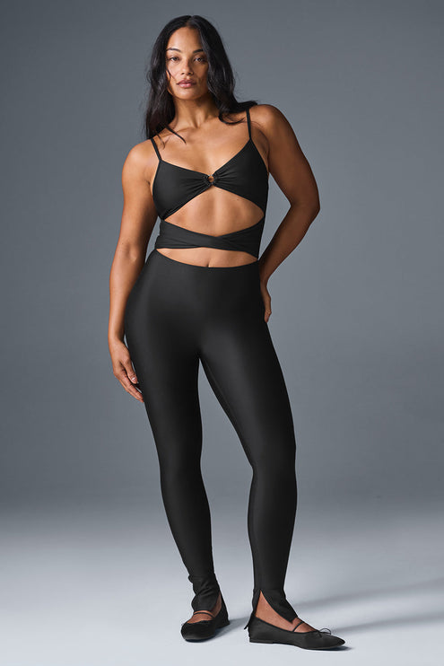 alo Women's Airlift A-List Onesie - Black