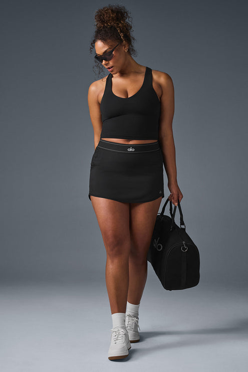 alo Women's Airbrush Real Bra Tank - Black