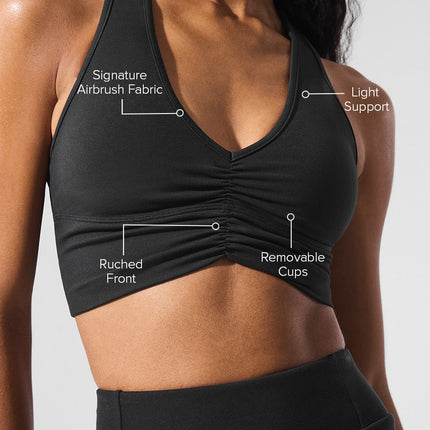 alo Women's Wild Thing Bra - Black