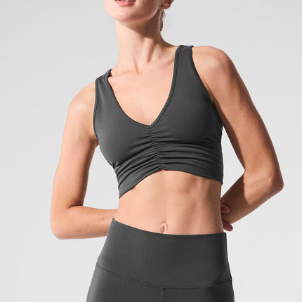 alo Women's Wild Thing Bra - Anthracite