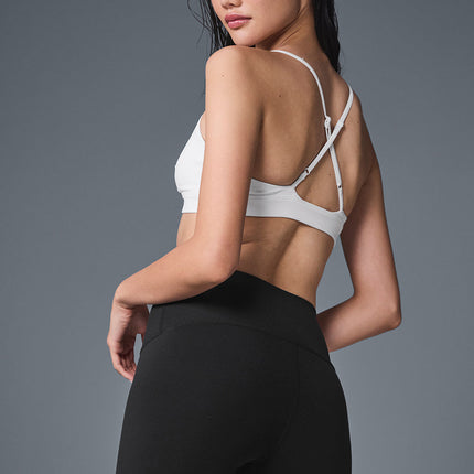 alo Women's Splendor Bra - White/Black