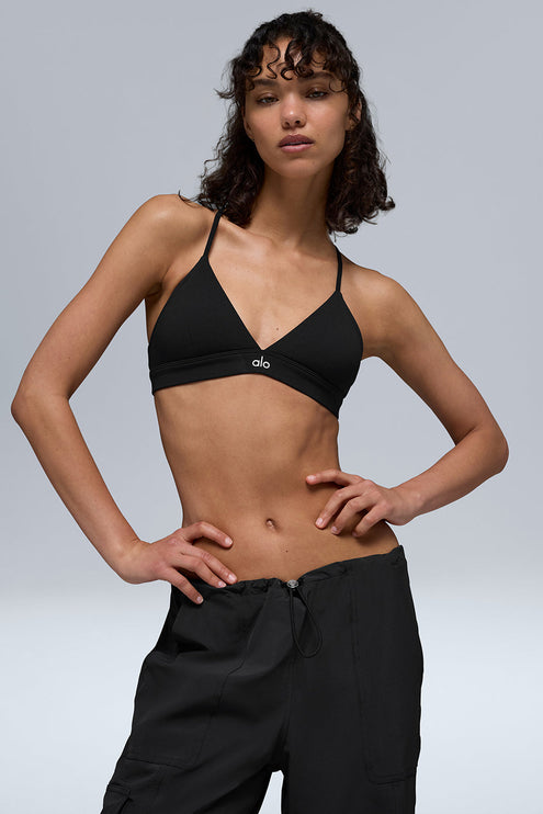 alo Women's Splendor Bra - Black