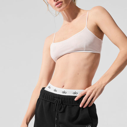 alo Women's Airmesh Venus Bralette - White