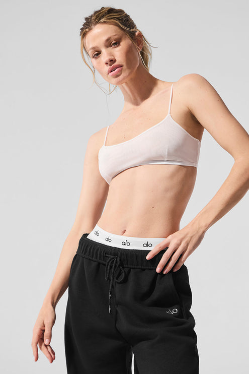alo Women's Airmesh Venus Bralette - White