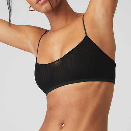 alo Women's Airmesh Venus Bralette - Black