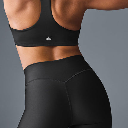 alo Women's Airlift Advantage Racerback Bra - Black