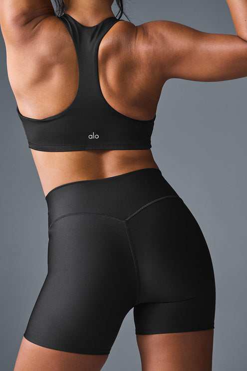 alo Women's Airlift Advantage Racerback Bra - Black
