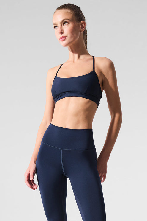 alo Women's Airlift Intrigue Bra - Navy