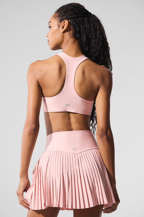 alo Women's Airlift Advantage Racerback Bra - Pink Quartz