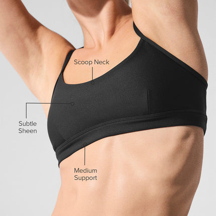 alo Women's Airlift Intrigue Bra - Black