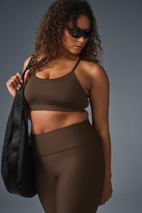 alo Women's Airlift Intrigue Bra - Espresso