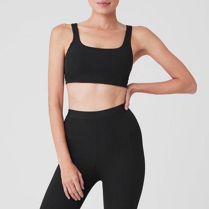 alo Women's Run It Back Bra - Black