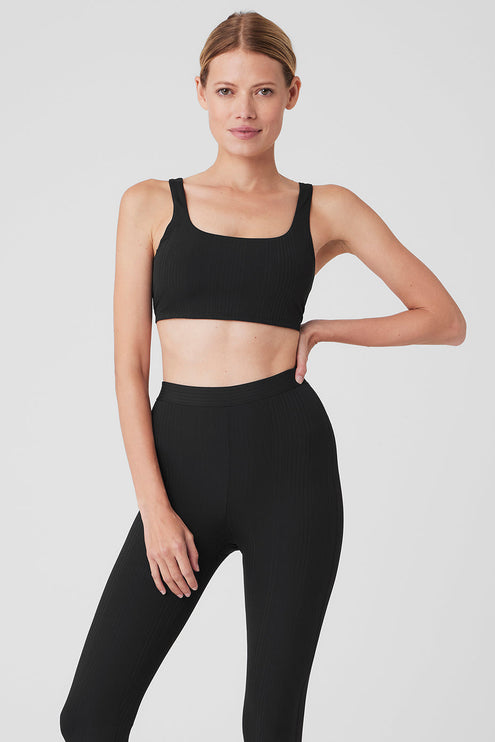 alo Women's Run It Back Bra - Black