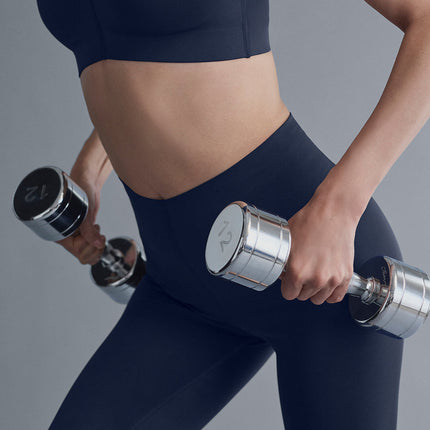 alo Women's Airlift Strength Bra - Navy