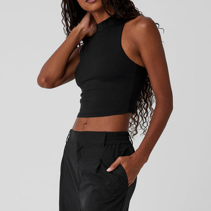 alo Women's Alosoft Top That Bra Tank - Black