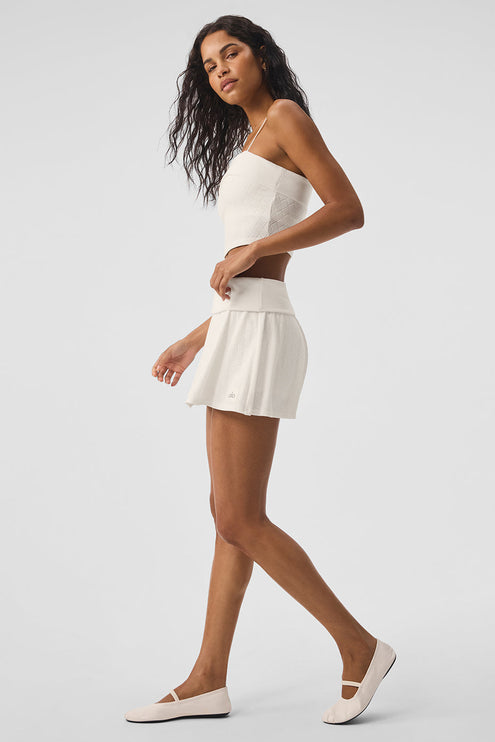 alo Women's Doubles Only Bra Tank - Ivory