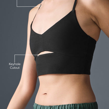alo Women's Alosoft Highlight Bra - Black