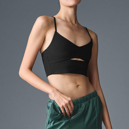 alo Women's Alosoft Highlight Bra - Black