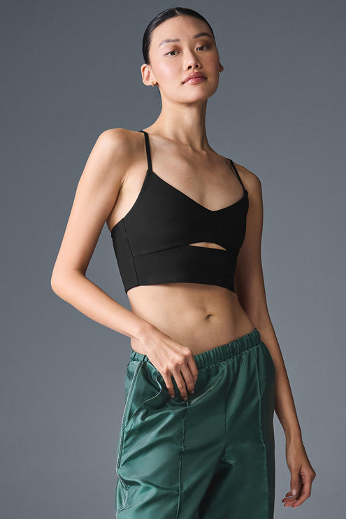 alo Women's Alosoft Highlight Bra - Black