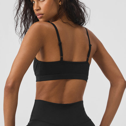 alo Women's Mesh Dream Glow Bra - Black