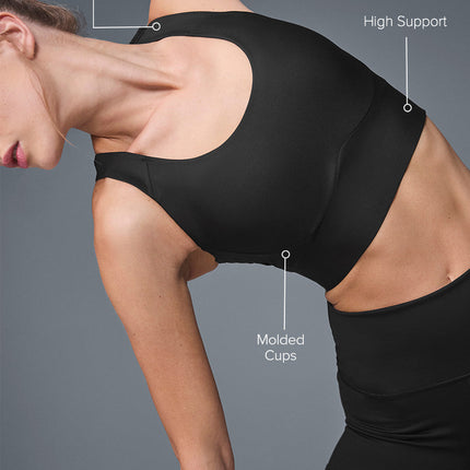 alo Women's Airlift Empower Bra - Black