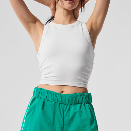 alo Women's Sway Bra Tank - White