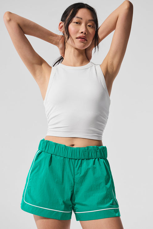alo Women's Sway Bra Tank - White