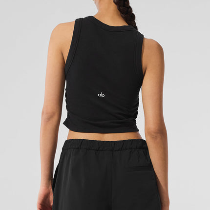 alo Women's Sway Bra Tank - Black
